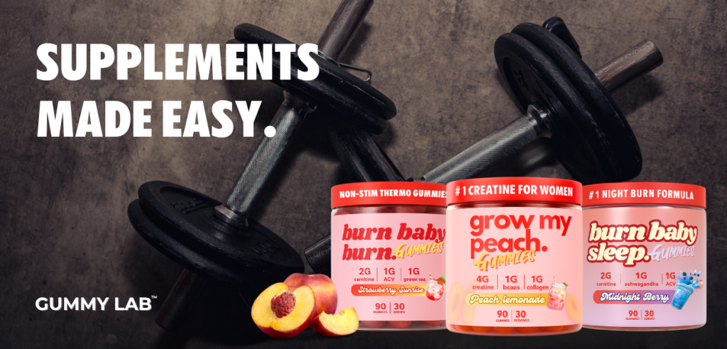 Preworkout Gummies with Caffeine, Citrulline, Beta Alanine