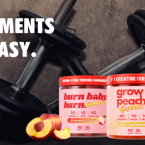 Preworkout Gummies with Caffeine, Citrulline, Beta Alanine