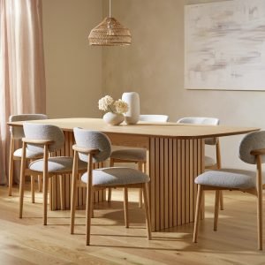 Modern Minimalist Solid Wood Dining Table