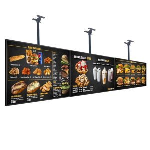 43 Inch Menu Display Screen Wall Mount Restaurant
