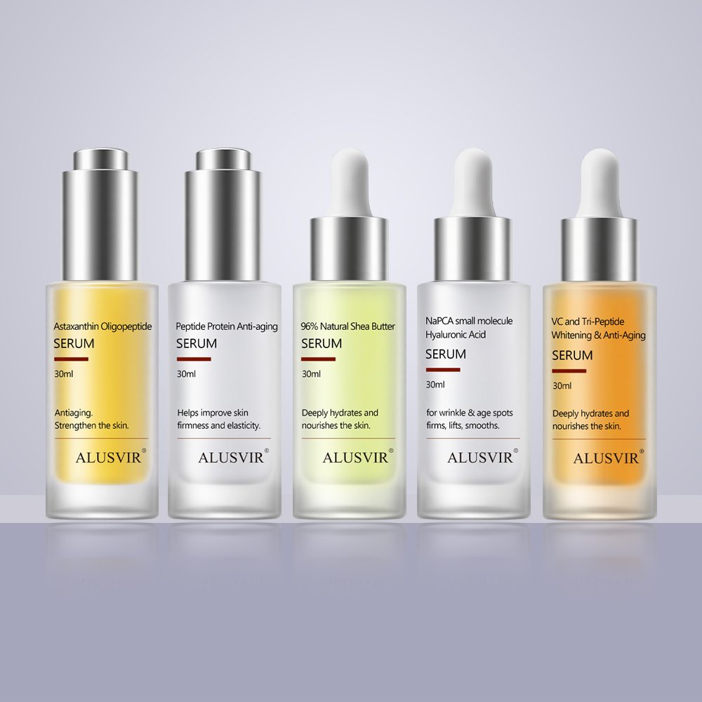 VC Peptide Facial Serum 30mL with Ginseng, Firm Anti Aging Anti Wrinkles Face Serum Skincare Product